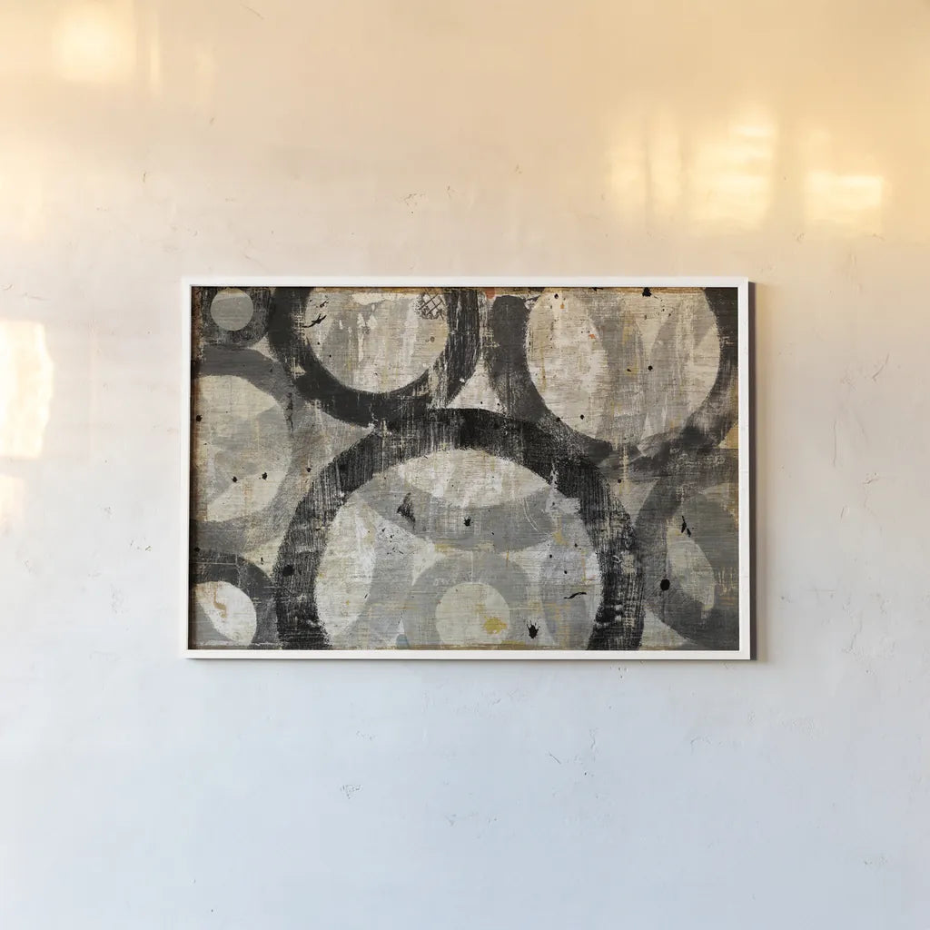 Industrial I by Michael Mullan. shown as a paper print in a white frame. Available as a archival giclee rolled canvas, fine art paper, or poster print. SKU 22502i.