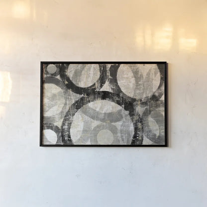 Industrial I Neutral by Michael Mullan. shown as a paper print in a black flame. Available as a archival giclee rolled canvas, fine art paper, or poster print. SKU 70563i.