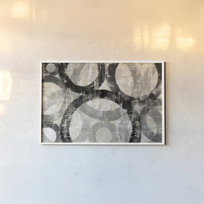 Industrial I Neutral by Michael Mullan. shown as a paper print in a white frame. Available as a archival giclee rolled canvas, fine art paper, or poster print. SKU 70563i.