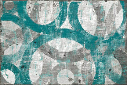 Industrial I Teal by Michael Mullan. SKU 23174i. Archival Giclee Fine art print for wall decor.