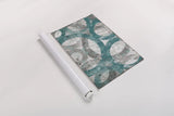 Industrial I Teal by Michael Mullan. shown as a rolled paper print. Available as archival giclee rolled canvas, fine art paper, or poster print. SKU 23174i.