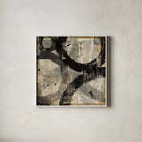 Industrial II by Michael Mullan. Shown in a crisp white glass frame for a clean and minimalist style. Available as an archival giclee rolled canvas, fine art paper, or poster print. SKU 22503a.