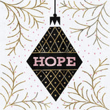 Jolly Holiday Ornaments Hope Metallic by Michael Mullan. SKU 66811a. Archival Giclee Fine art print for wall decor.