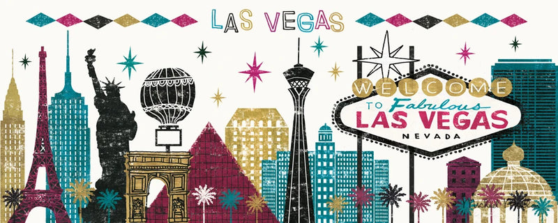 Las Vegas Skyline Panel by Michael Mullan