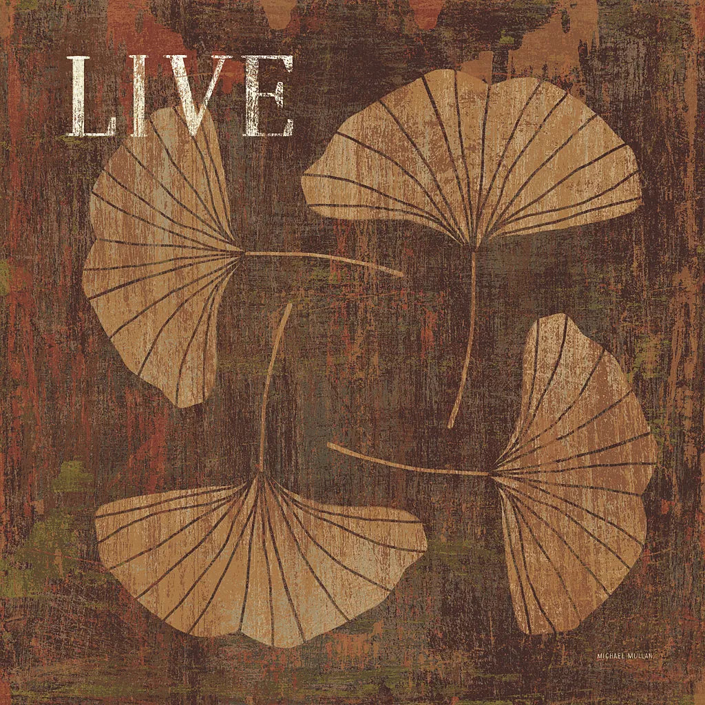 Leaf Inspiration II by Michael Mullan. SKU 16727a. Archival Giclee Fine art print for wall decor.