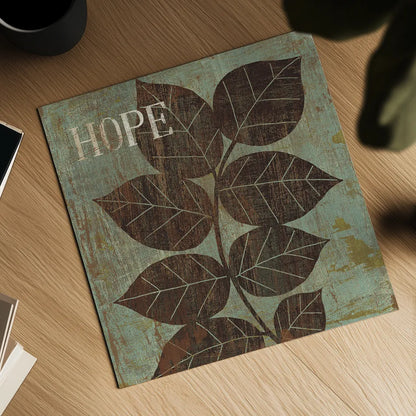 Leaf Inspiration III by Michael Mullan. Shown as a detailed flat fine art print, highlighting archival giclee quality. Available as an archival giclee rolled canvas, fine art paper, or poster print. SKU 16728a.