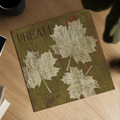 Leaf Inspiration IV by Michael Mullan. Shown as a detailed flat fine art print, highlighting archival giclee quality. Available as an archival giclee rolled canvas, fine art paper, or poster print. SKU 16729a.