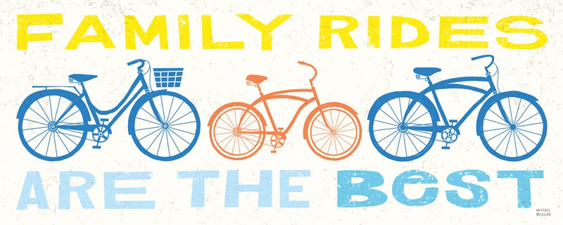 Lets Cruise Together Family Rides II Bright by Michael Mullan