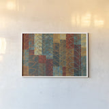 Majestic Leaves by Michael Mullan. shown as a paper print in a white frame. Available as a archival giclee rolled canvas, fine art paper, or poster print. SKU 50444i.