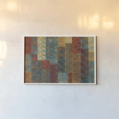 Majestic Leaves by Michael Mullan. shown as a paper print in a white frame. Available as a archival giclee rolled canvas, fine art paper, or poster print. SKU 50444i.