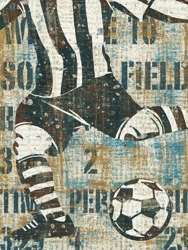 Mens Scoreboard Soccer by Michael Mullan