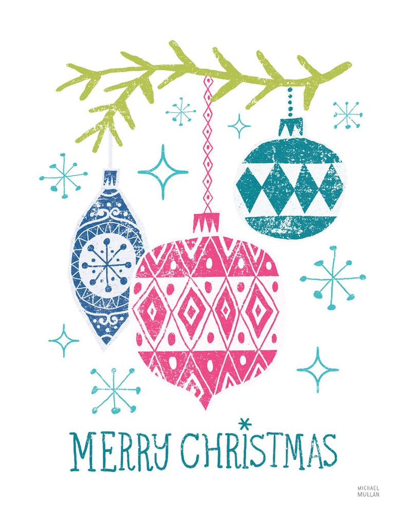 Merry Christmastime Ornament Bright by Michael Mullan