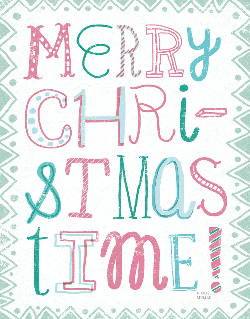 Merry Christmastime Vintage by Michael Mullan