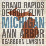 Michigan by Michael Mullan. SKU 18066a. Archival Giclee Fine art print for wall decor.