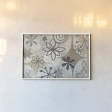 Mid Century Mystique Archroma by Michael Mullan. shown as a paper print in a white frame. Available as a archival giclee rolled canvas, fine art paper, or poster print. SKU 30003i.