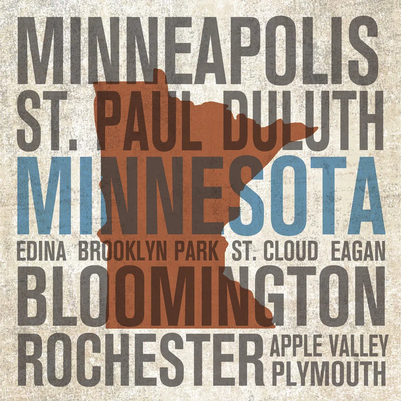 Minnesota by Michael Mullan. SKU 18067a. Archival Giclee Fine art print for wall decor.