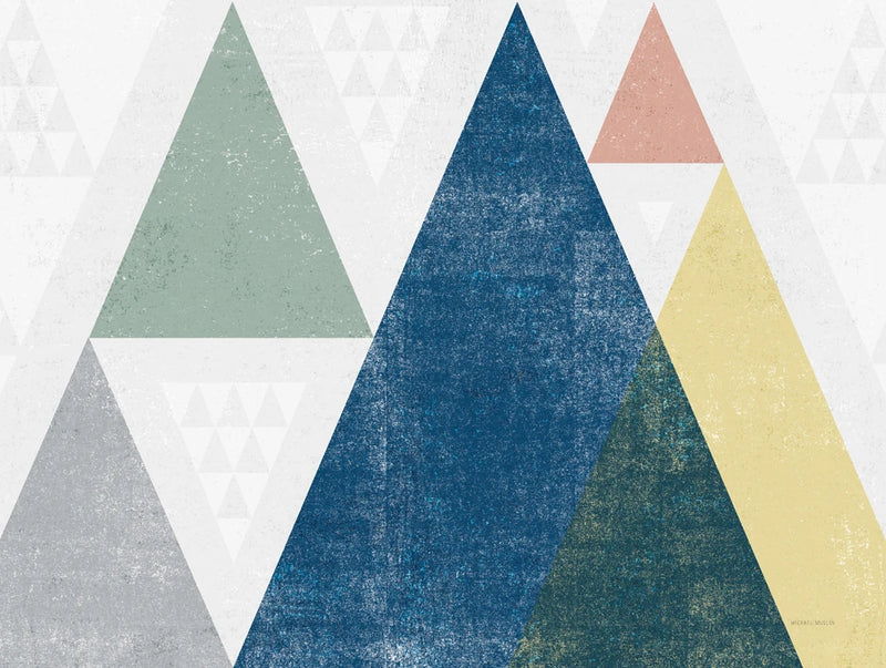 Mod Triangles I Soft Crop by Michael Mullan