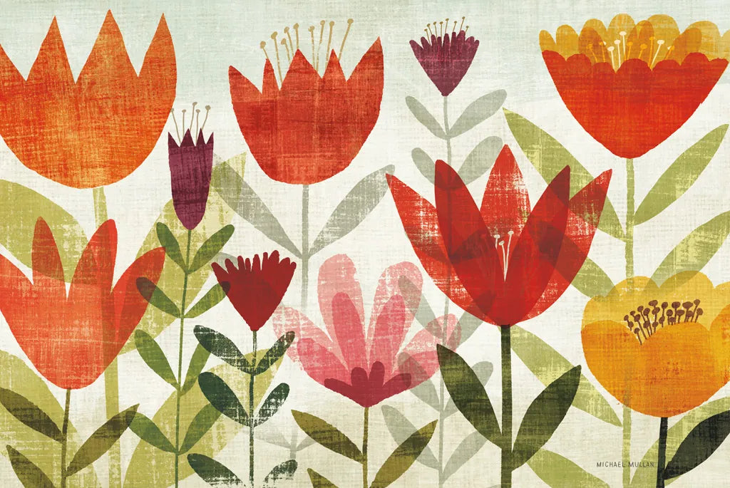 Modern Garden by Michael Mullan. SKU 51064i. Archival Giclee Fine art print for wall decor.