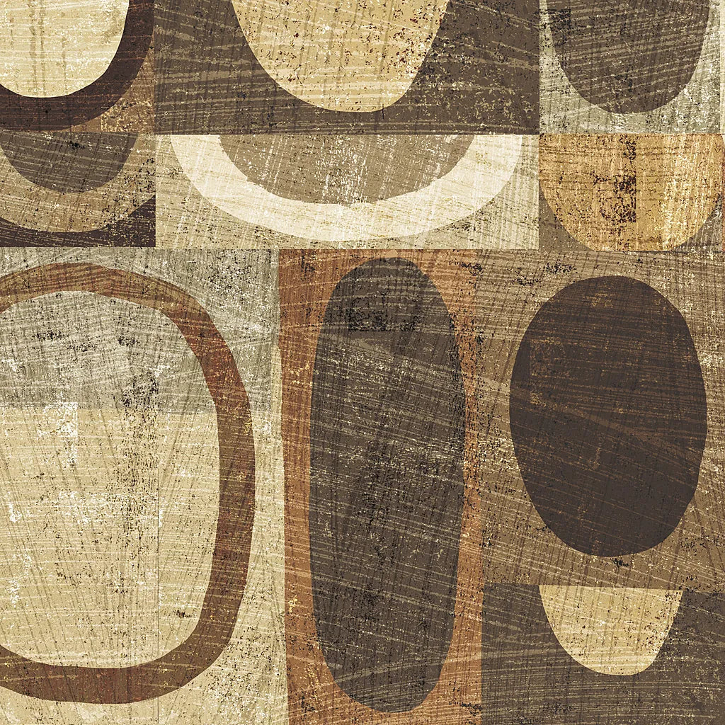 Modern Geometric Neutral I by Michael Mullan. SKU 12507a. Archival Giclee Fine art print for wall decor.