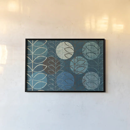 Modern Stems Cool by Michael Mullan. shown as a paper print in a black flame. Available as a archival giclee rolled canvas, fine art paper, or poster print. SKU 50818i.