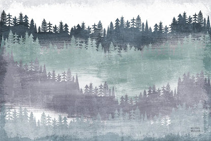 Mountainscape Blush by Michael Mullan. SKU 56353i. Archival Giclee Fine art print for wall decor.