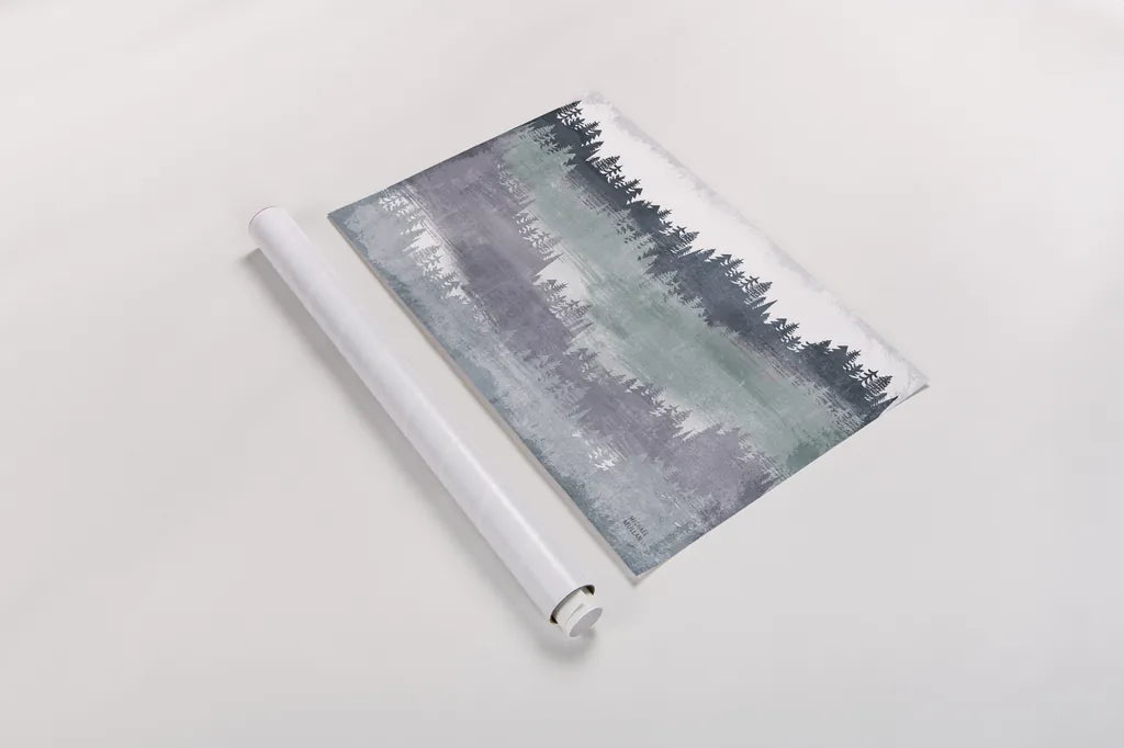 Mountainscape Blush by Michael Mullan. shown as a rolled paper print. Available as archival giclee rolled canvas, fine art paper, or poster print. SKU 56353i.