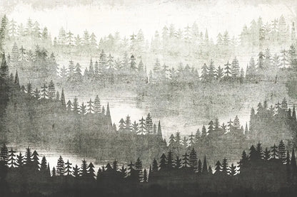 Mountainscape Silver by Michael Mullan. SKU 22467i. Archival Giclee Fine art print for wall decor.