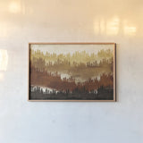 Mountainscape Spice by Michael Mullan. shown as a paper print in a natural frame. Available as a archival giclee rolled canvas, fine art paper, or poster print. SKU 22468i.