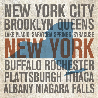 New York V2 by Michael Mullan. SKU 18070a. Archival Giclee Fine art print for wall decor.