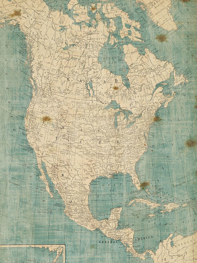 North America Map by Michael Mullan