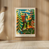 Outdoor Adventure I by Michael Mullan. shown as over sized large wall art. Available as an archival giclee rolled canvas, fine art paper, or poster print. SKU 101001h.