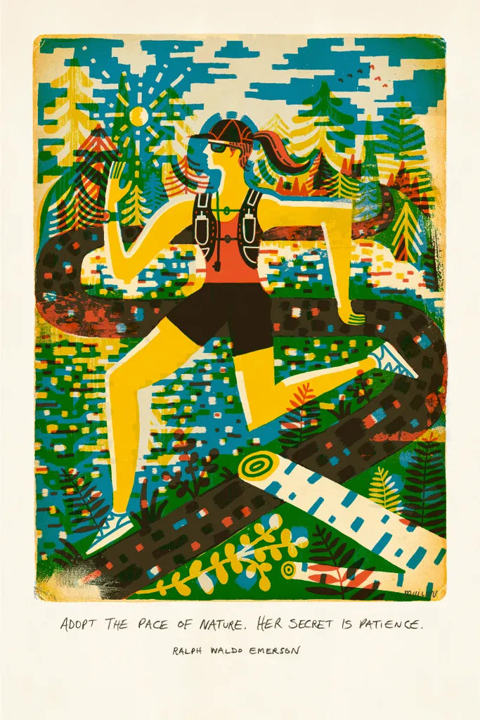 Outdoor Adventure III by Michael Mullan. SKU 101003h. Archival Giclee Fine art print for wall decor.