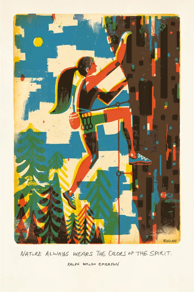 Outdoor Adventure IV by Michael Mullan. SKU 101004h. Archival Giclee Fine art print for wall decor.