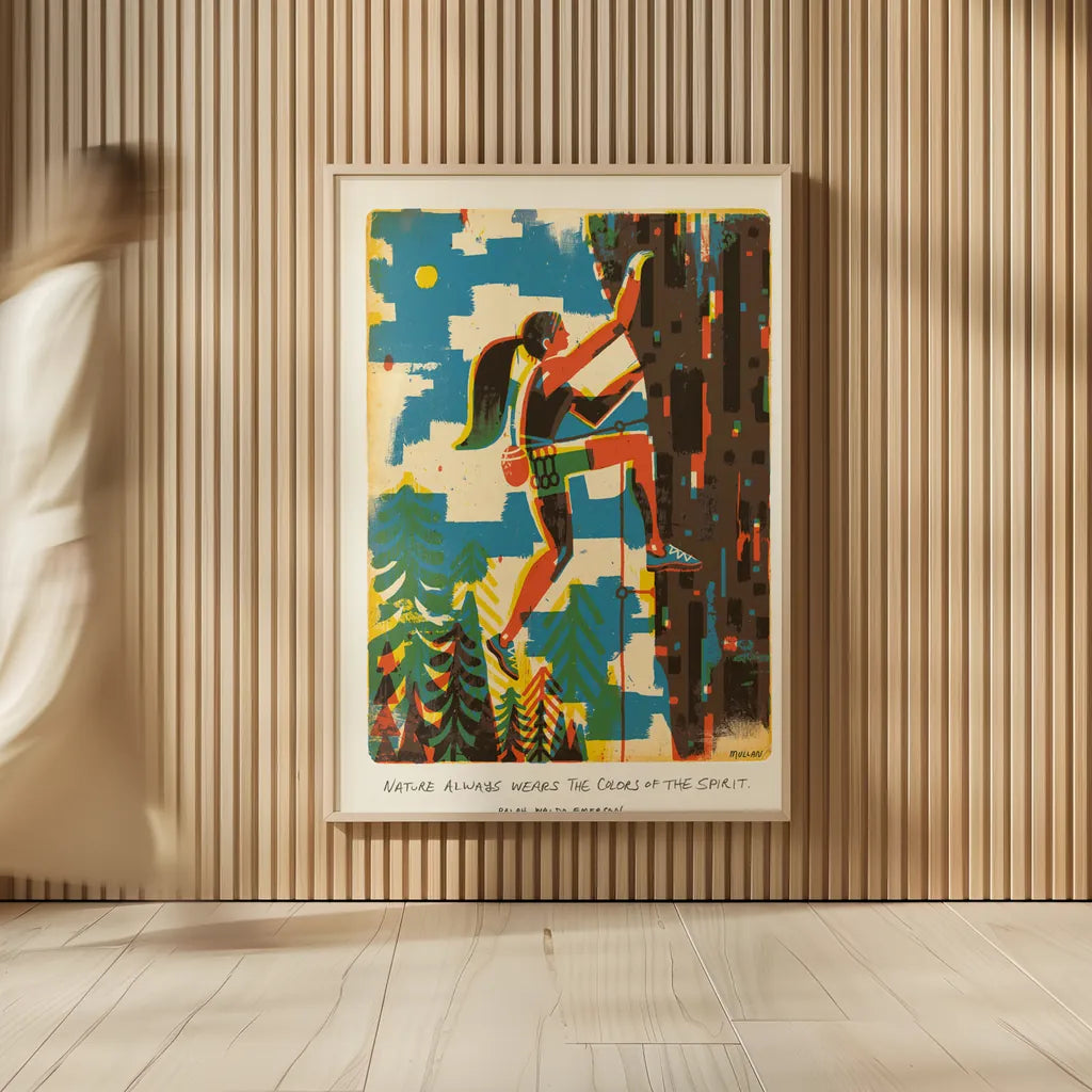 Outdoor Adventure IV by Michael Mullan. shown as over sized large wall art. Available as an archival giclee rolled canvas, fine art paper, or poster print. SKU 101004h.