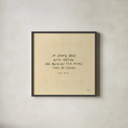 Outdoor Adventure V by Michael Mullan. Shown in a sleek black glass frame for a contemporary gallery look. Available as an archival giclee rolled canvas, fine art paper, or poster print. SKU 101005a.