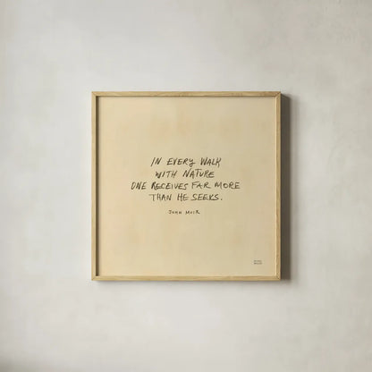 Outdoor Adventure V by Michael Mullan. Shown in a natural wood glass frame for a timeless modern aesthetic. Available as an archival giclee rolled canvas, fine art paper, or poster print. SKU 101005a.