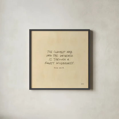 Outdoor Adventure VI by Michael Mullan. Shown in a sleek black glass frame for a contemporary gallery look. Available as an archival giclee rolled canvas, fine art paper, or poster print. SKU 101006a.