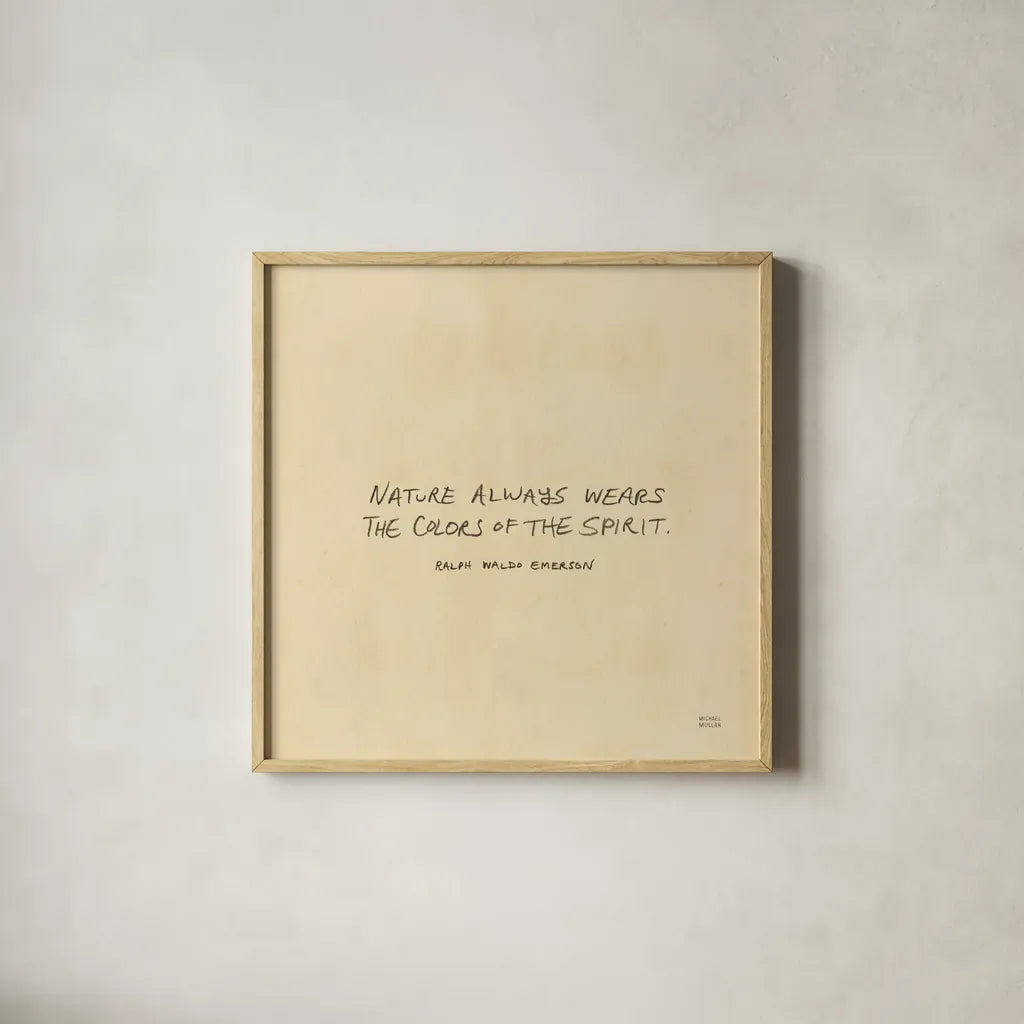 Outdoor Adventure VIII by Michael Mullan. Shown in a natural wood glass frame for a timeless modern aesthetic. Available as an archival giclee rolled canvas, fine art paper, or poster print. SKU 101008a.