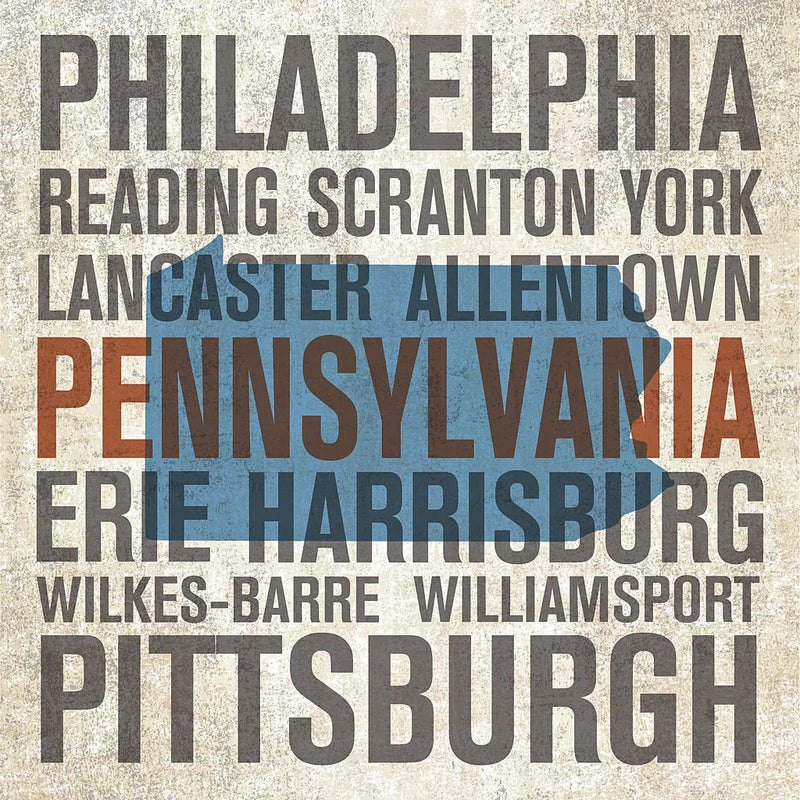 Pennsylvania by Michael Mullan. SKU 18073a. Archival Giclee Fine art print for wall decor.