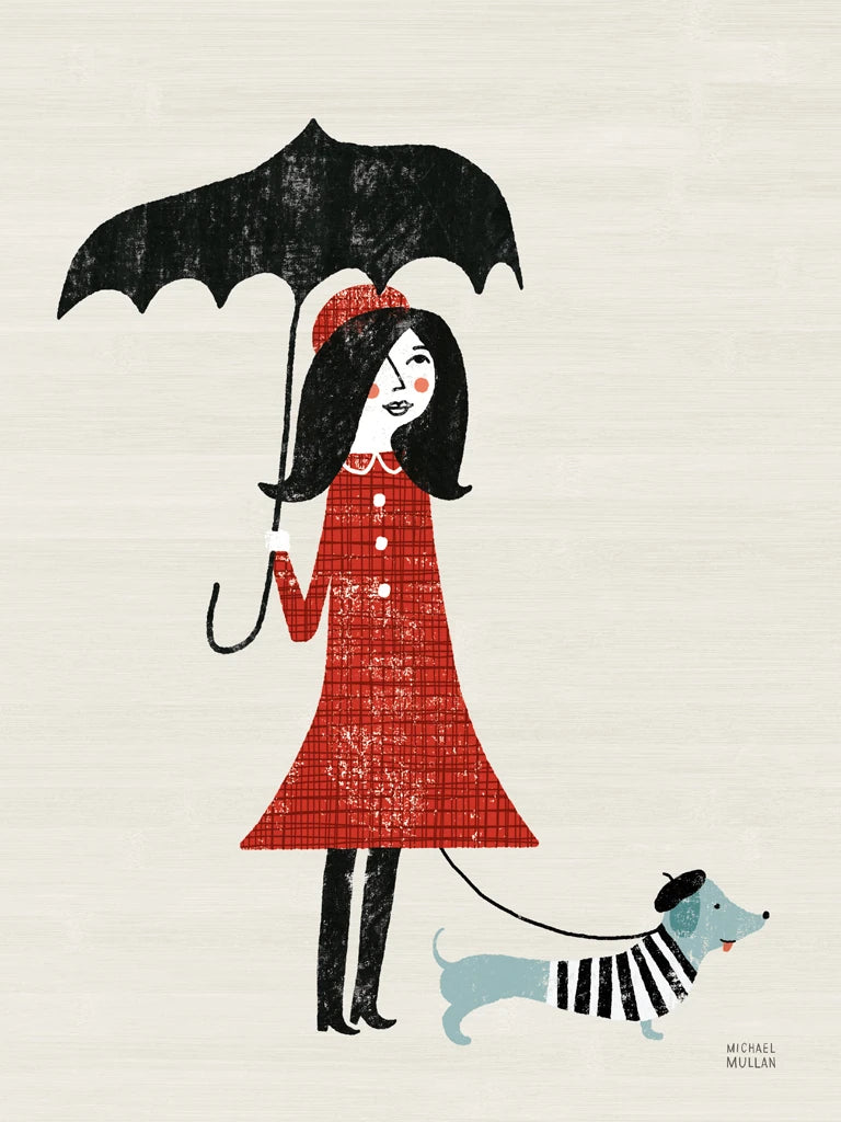 Pet Stroll I by Michael Mullan