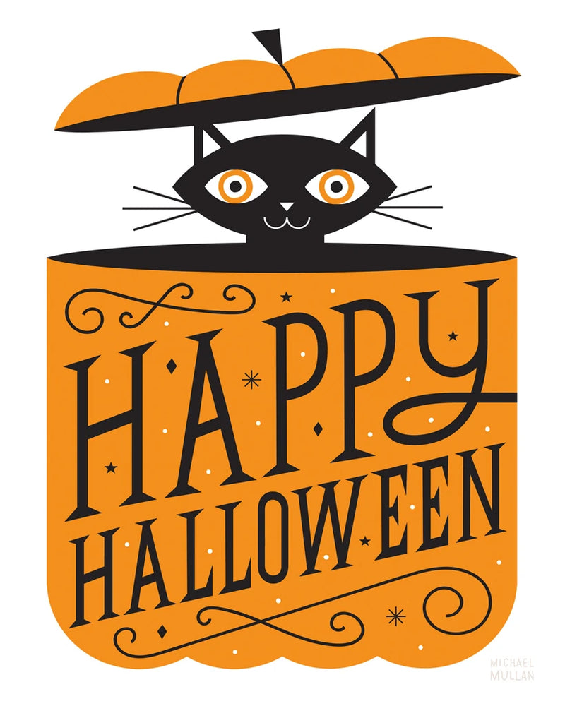 Pumpkin Kitty by Michael Mullan