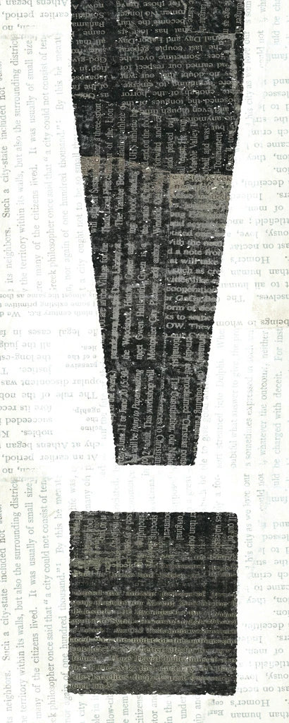 Punctuated Black I by Michael Mullan