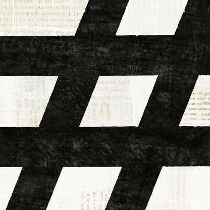 Punctuated Black Square IX by Michael Mullan. SKU 50694a. Archival Giclee Fine art print for wall decor.