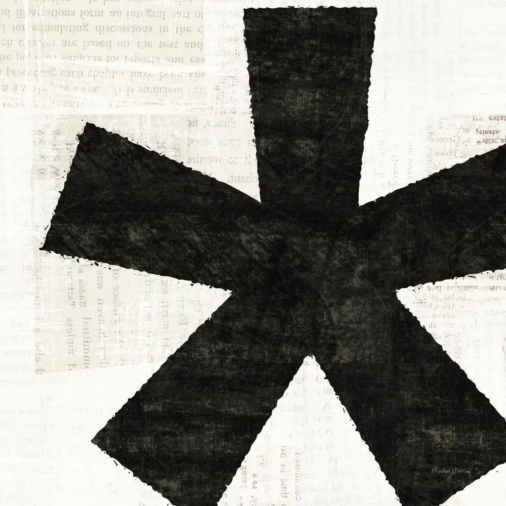 Punctuated Black Square VII by Michael Mullan. SKU 9115a. Archival Giclee Fine art print for wall decor.