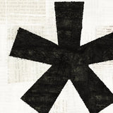 Punctuated Black Square VII by Michael Mullan. SKU 9115a. Archival Giclee Fine art print for wall decor.