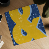 Punctuated Square II Bright by Michael Mullan. Shown as a detailed flat fine art print, highlighting archival giclee quality. Available as an archival giclee rolled canvas, fine art paper, or poster print. SKU 56574a.