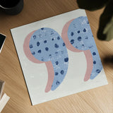 Punctuated Square V Bright by Michael Mullan. Shown as a detailed flat fine art print, highlighting archival giclee quality. Available as an archival giclee rolled canvas, fine art paper, or poster print. SKU 56575a.
