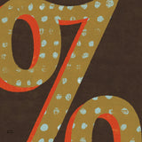 Punctuated Square VI - Retro by Michael Mullan. SKU 9037a. Archival Giclee Fine art print for wall decor.