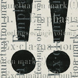 Punctuated Text I by Michael Mullan. SKU 9046a. Archival Giclee Fine art print for wall decor.
