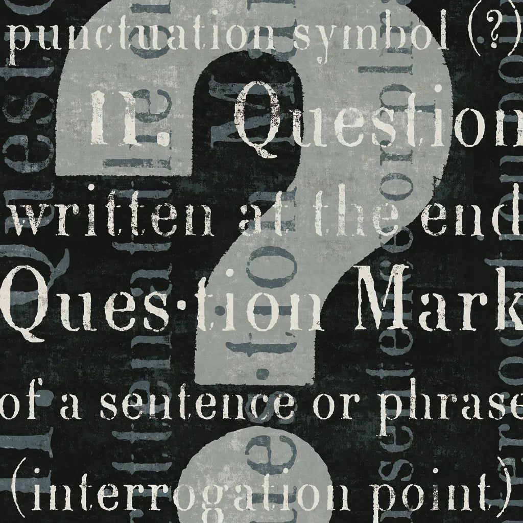 Punctuated Text IV by Michael Mullan. SKU 9049a. Archival Giclee Fine art print for wall decor.